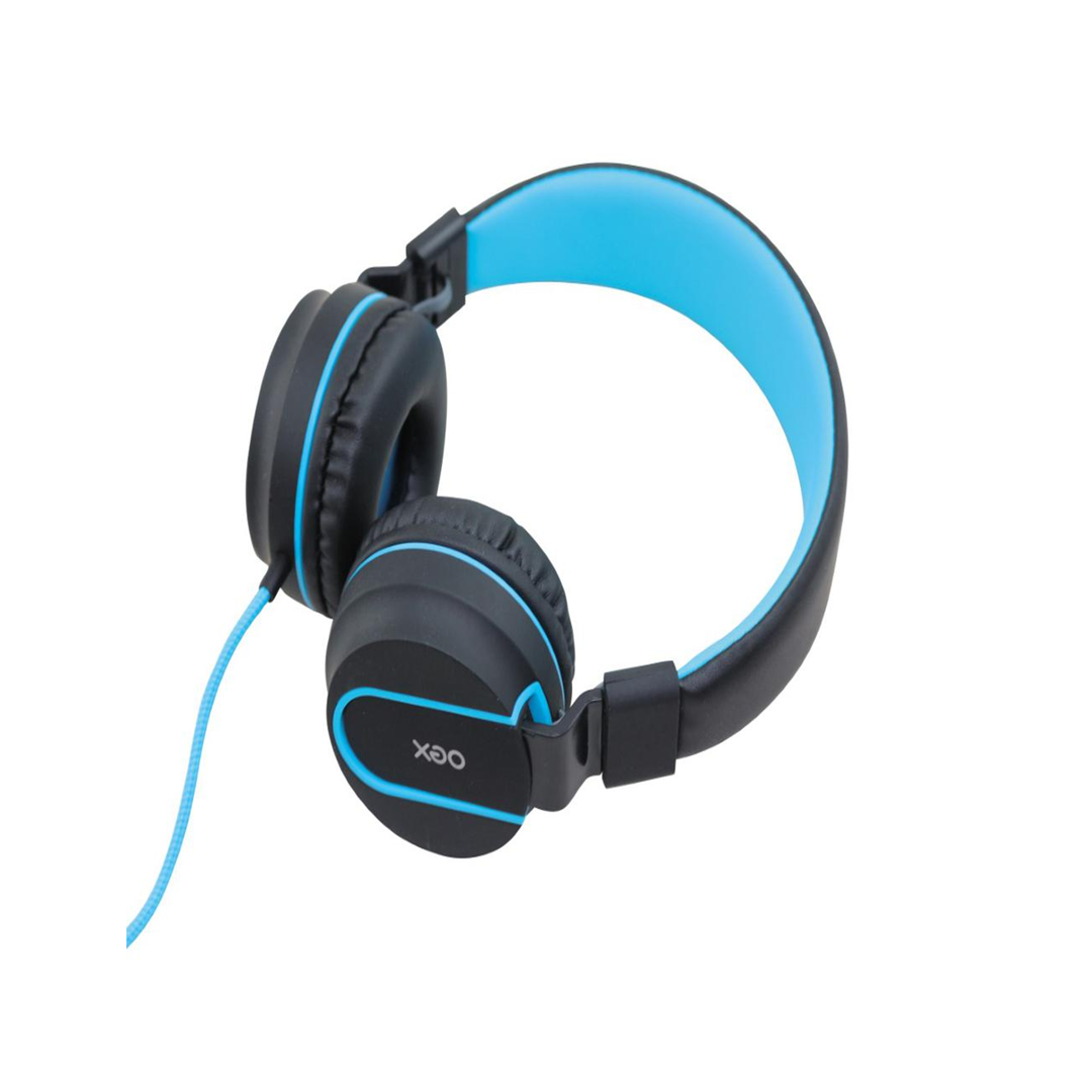 Headset OEX Game Neon Azul HS106 Tecnoeasy Informática